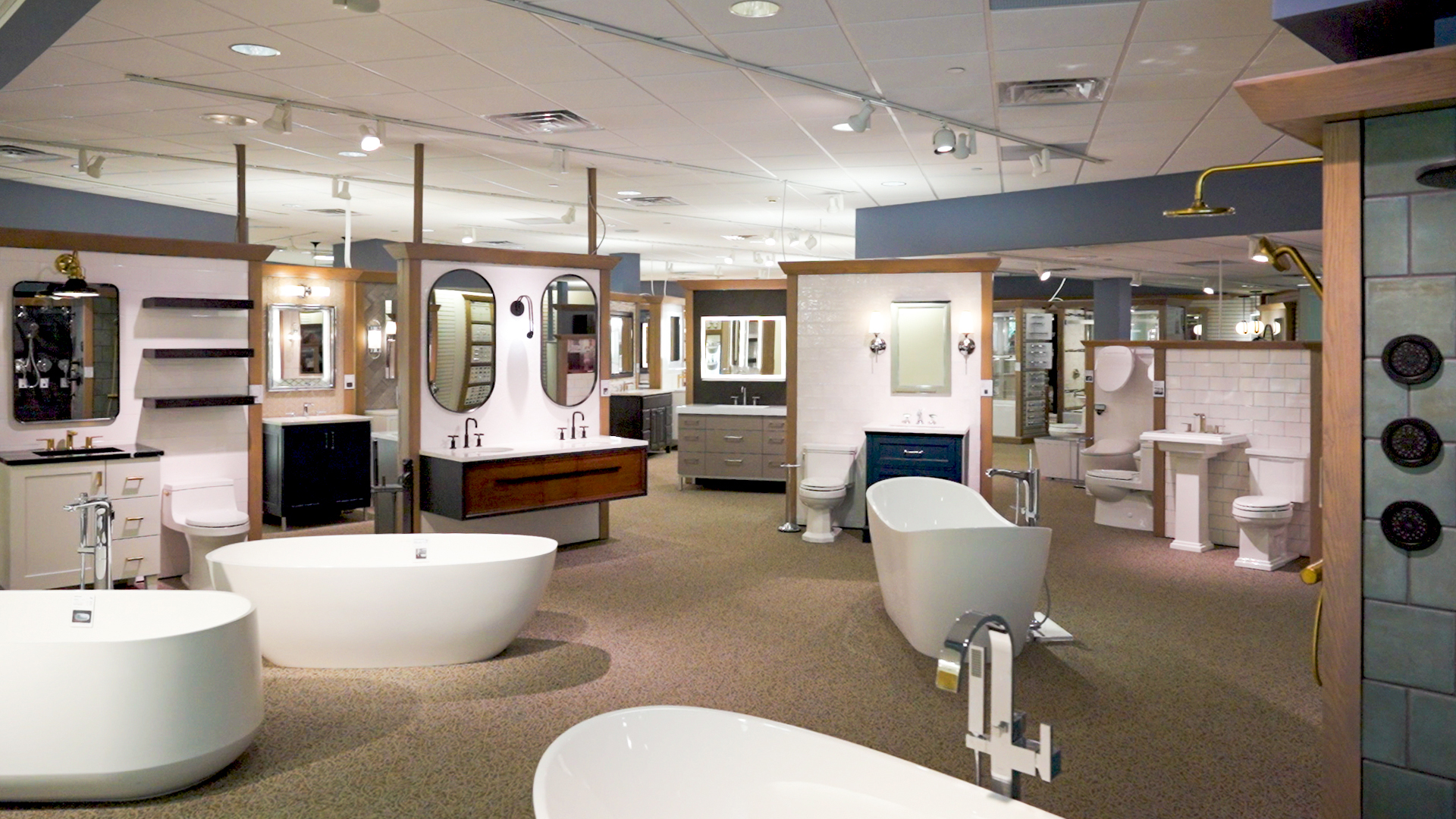 image of a bathroom showroom