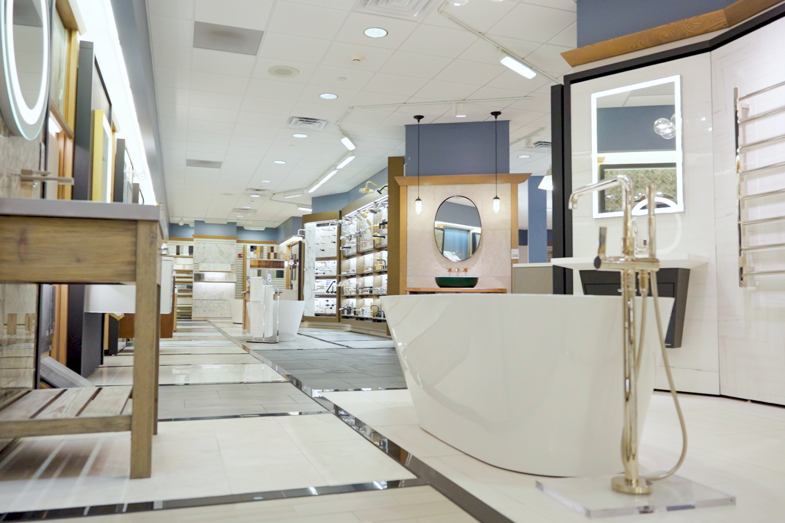 image of a tile showroom
