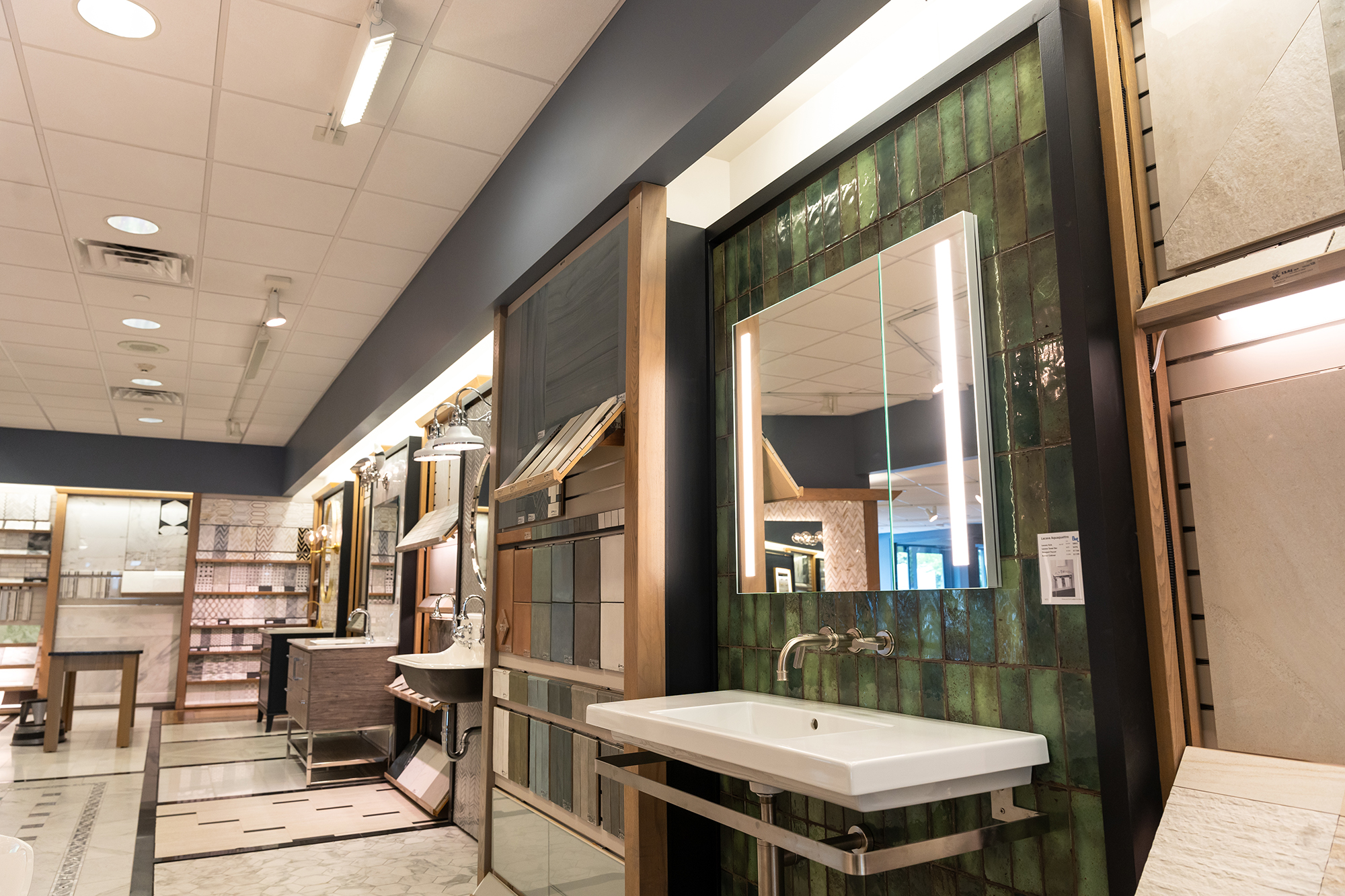 Image of tile and stone showroom